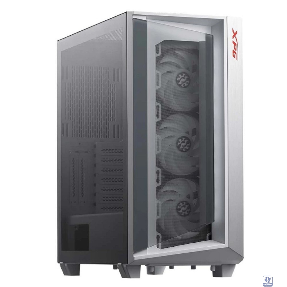 XPG CRUISER WHITE (CRUISERST-WHCWW) (Midi-Tower, белый, TG, 120mm ARGB fan*3)