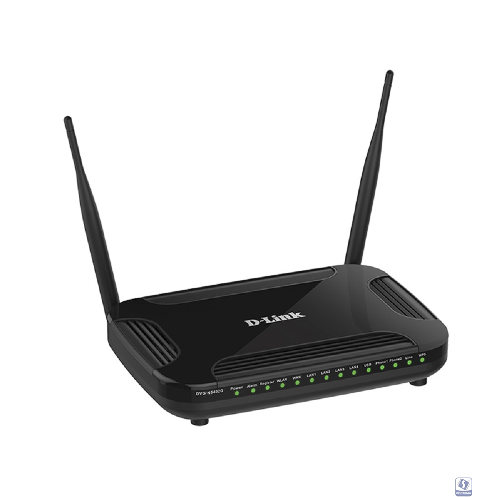 D-Link DVG-N5402G/2S1U1L/A1A PROJ Беспроводной гигабитный маршрутизатор с поддержкой 3G/LTE, 2 FXS-портами, 1 PSTN-портом (lifeline) и USB-портом