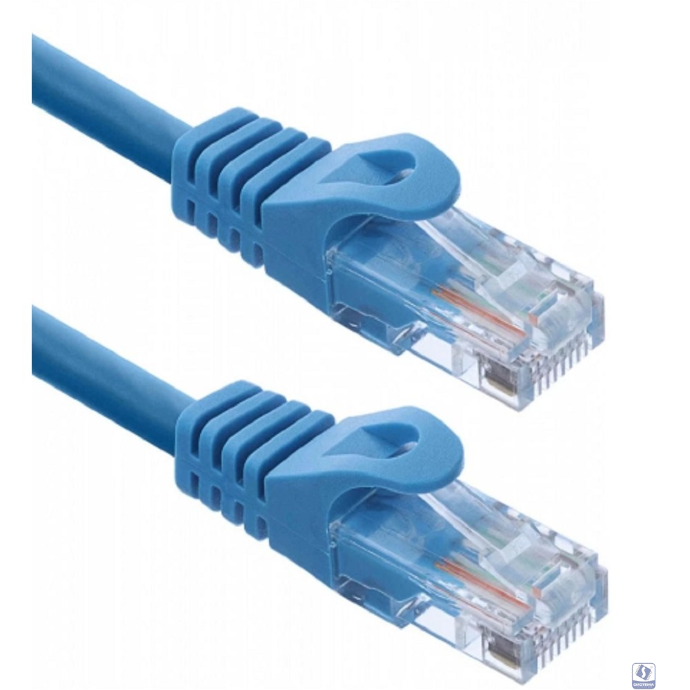 Кабель ACD Патч-корд ACD-LPU5E-20L |ACD-LPU5E-20L| Cat5e UTP 24AWG 4Pair, 7/0.18мм CCA Синий,2.0м (741548) 