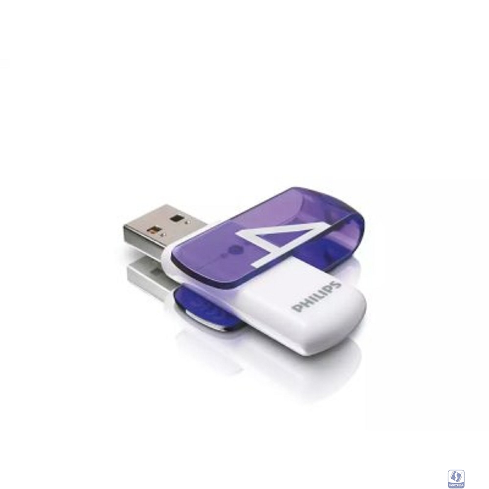 PHILIPS USB Drive 4GB VIVID2.0 4GB, USB 2.0
