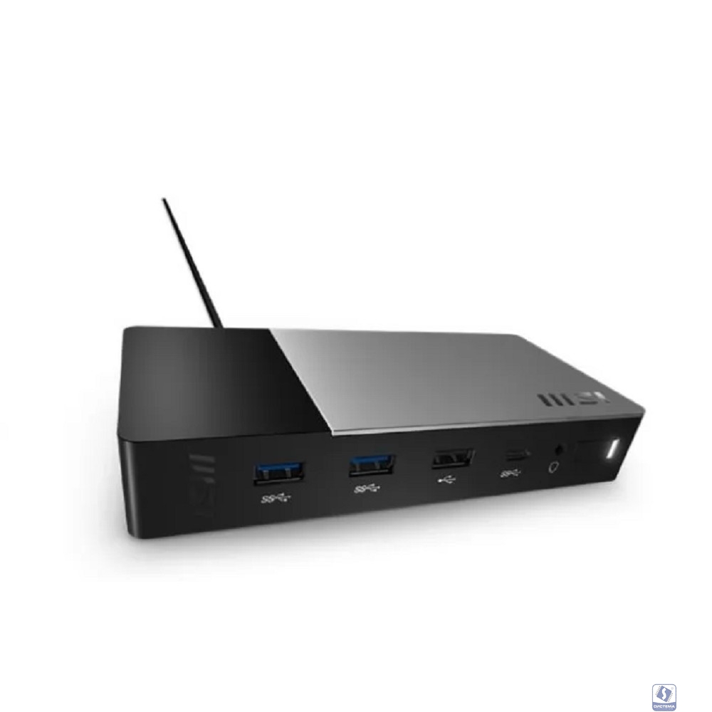 MSI USB-C Docking Station Gen 2 [957-1P151E-023]  Ethernet RJ-45, USB 2.0, USB 3.1 Gen2 Type-A, USB 3.2 Gen2 Type-C