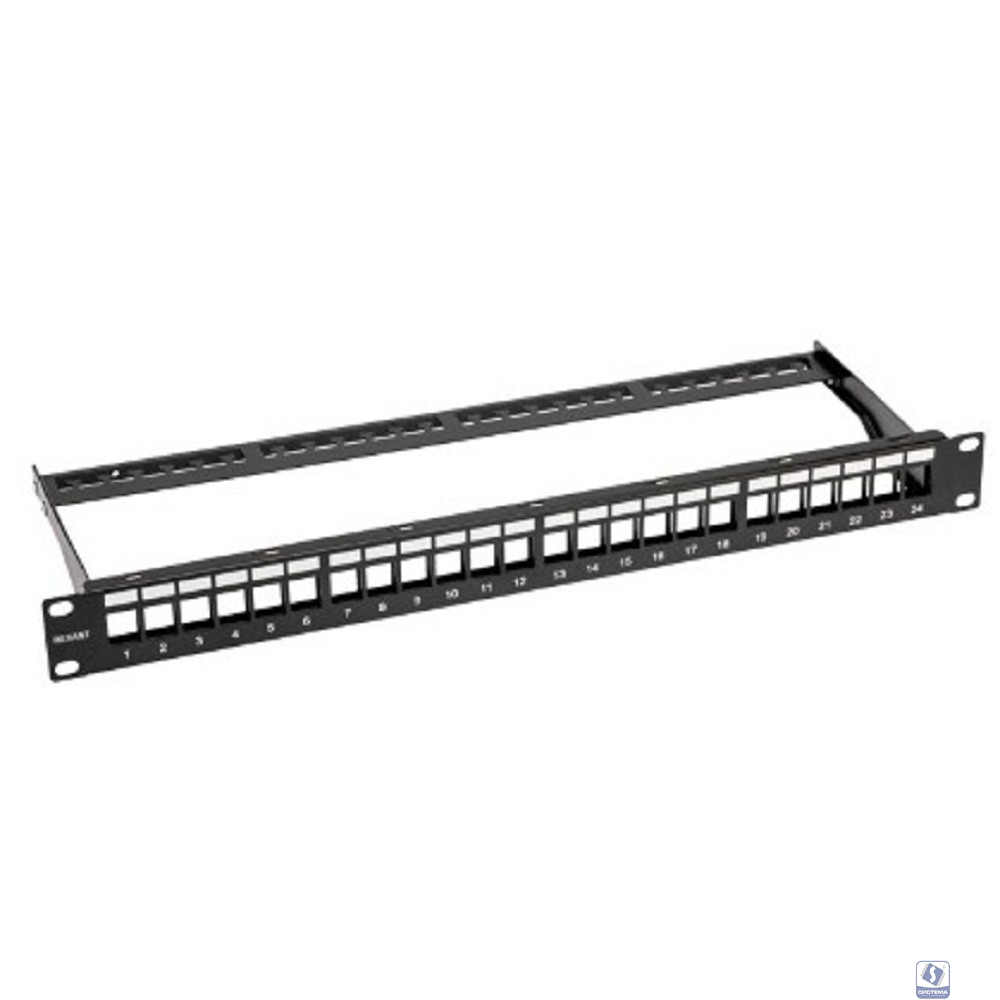 Rexant (02-0053) Панель коммутационная наборная 19", 1U, 24 порта, UTP