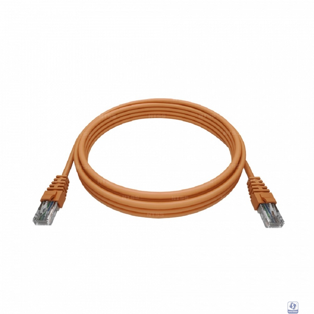 NTSS Патч-корд NTSS RJ45/8P8C, T568B UTP 6 кат. литой, 0.5 метров, LSZH, оранжевый NTSS-PC-UTP-RJ45-6-0.5-LSZH-OR
