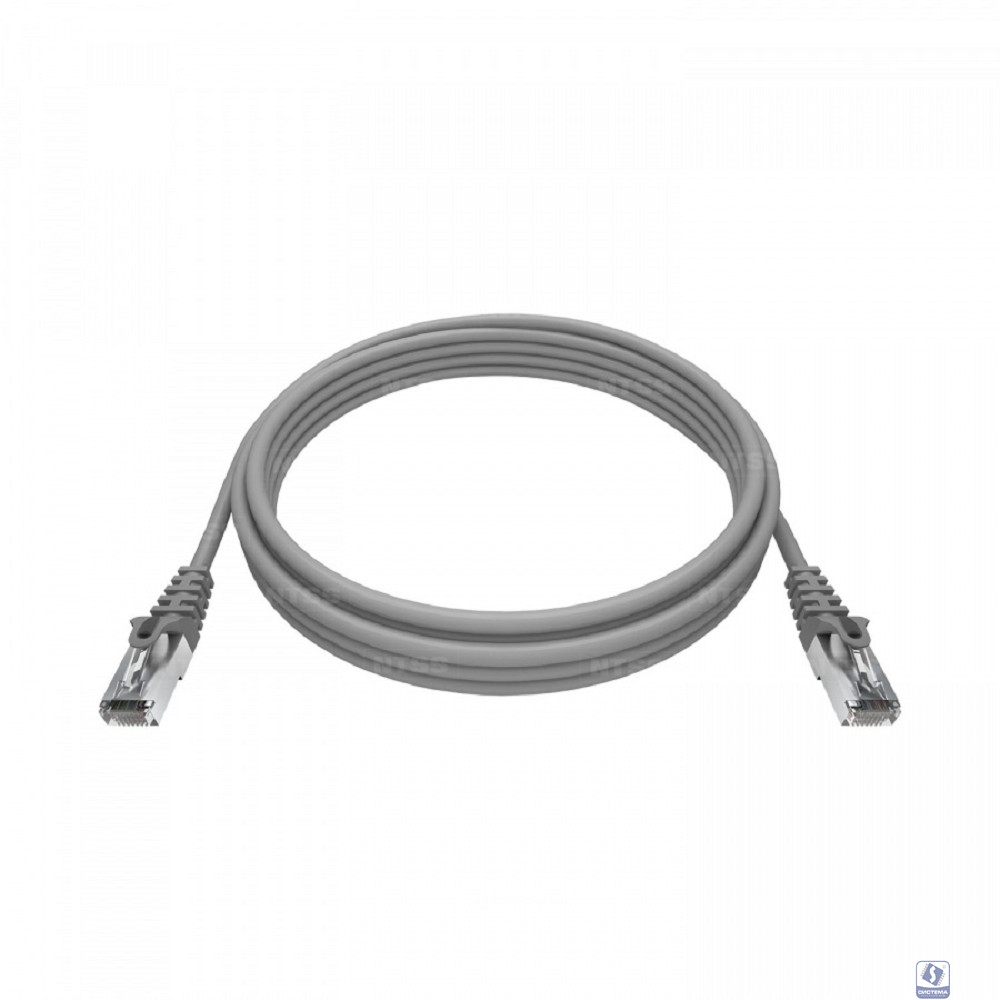 NTSS Патч-корд NTSS PREMIUM 2xRJ45/8P8C, T568B FTP CAT5e LSZH 1 метр, серый  NTSS-PC-PM-FTP-RJ45-5e-1.0-LSZH-GY