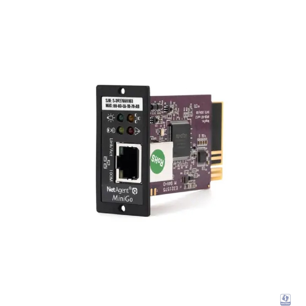 Бастион SNMP-модуль DS 801 для SKAT UPS-RACK от 1000ВА до 3000ВА Мониторинг и упр-е по Ethernet  (2174)