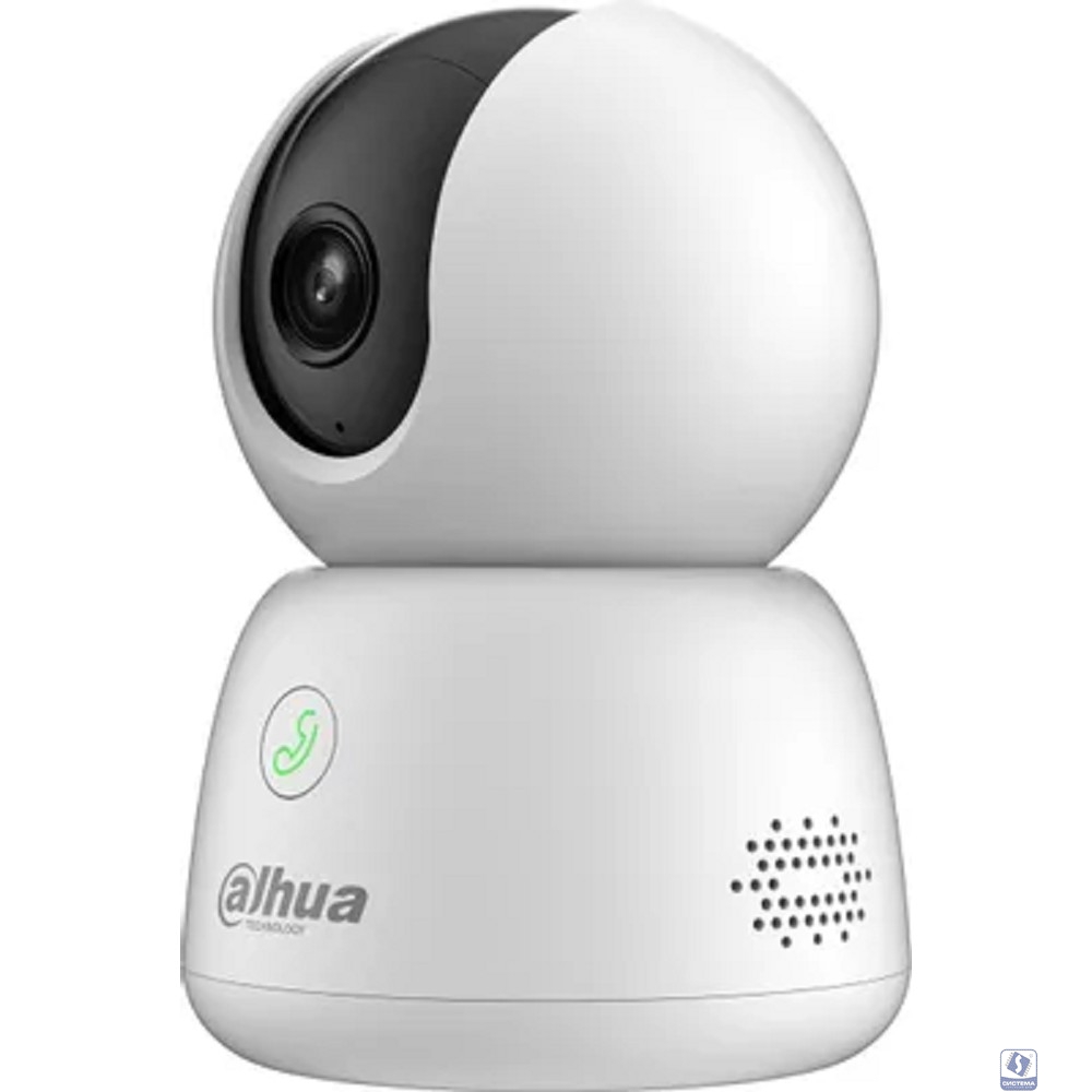 DAHUA DH-H3B (DH-IPC-H3BP-0280B) Мини-PT IP-видеокамера с Wi-Fi 3Мп; 1/3.2” CMOS; объектив 2.8мм; обнаружение людей; ИК 10м; встроенные микрофон+динамик; слот MicroSD до 256Гбайт;