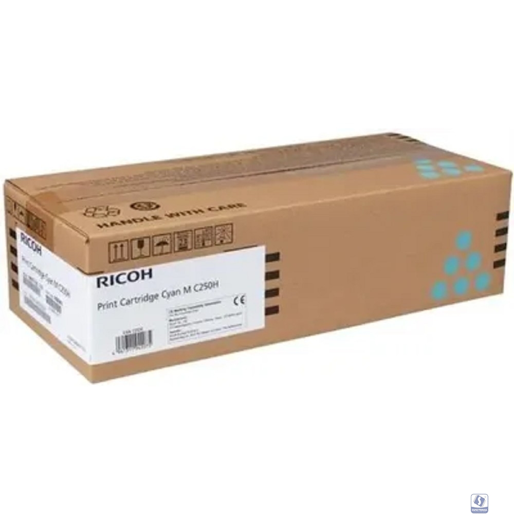 Ricoh Принт-картридж голубой увеличенной ёмкости тип MC250H для Ricoh P301W/MC250FW (6300стр.) (408341)