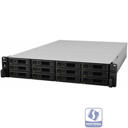 Synology RX1217RP Модуль расширения (Rack 2U) 12xHDD Hot Plug SATA(3,5" or 2,5") для RS3617xs,RS3617RPxs,RS3617xs+