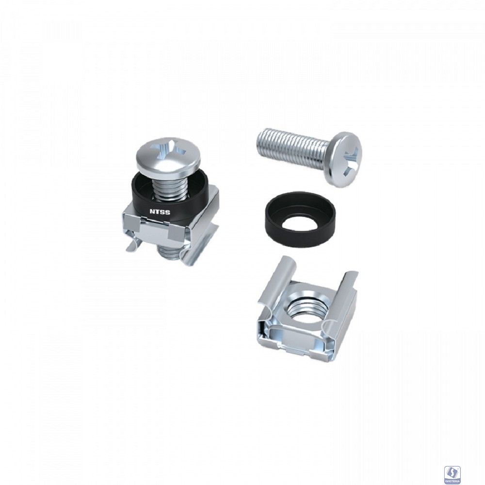 NTSS Комплект крепежа NTSS винт+шайба+гайка M6x16 100шт NTSS-M6x16(100)