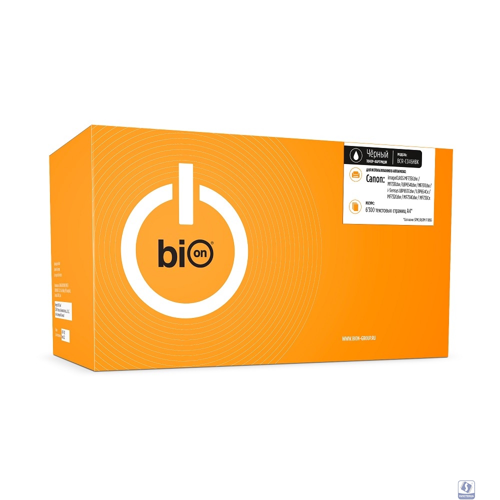Bion BCR-C046HBK Картридж для Canon  (6300  стр.), Черный, с чипом