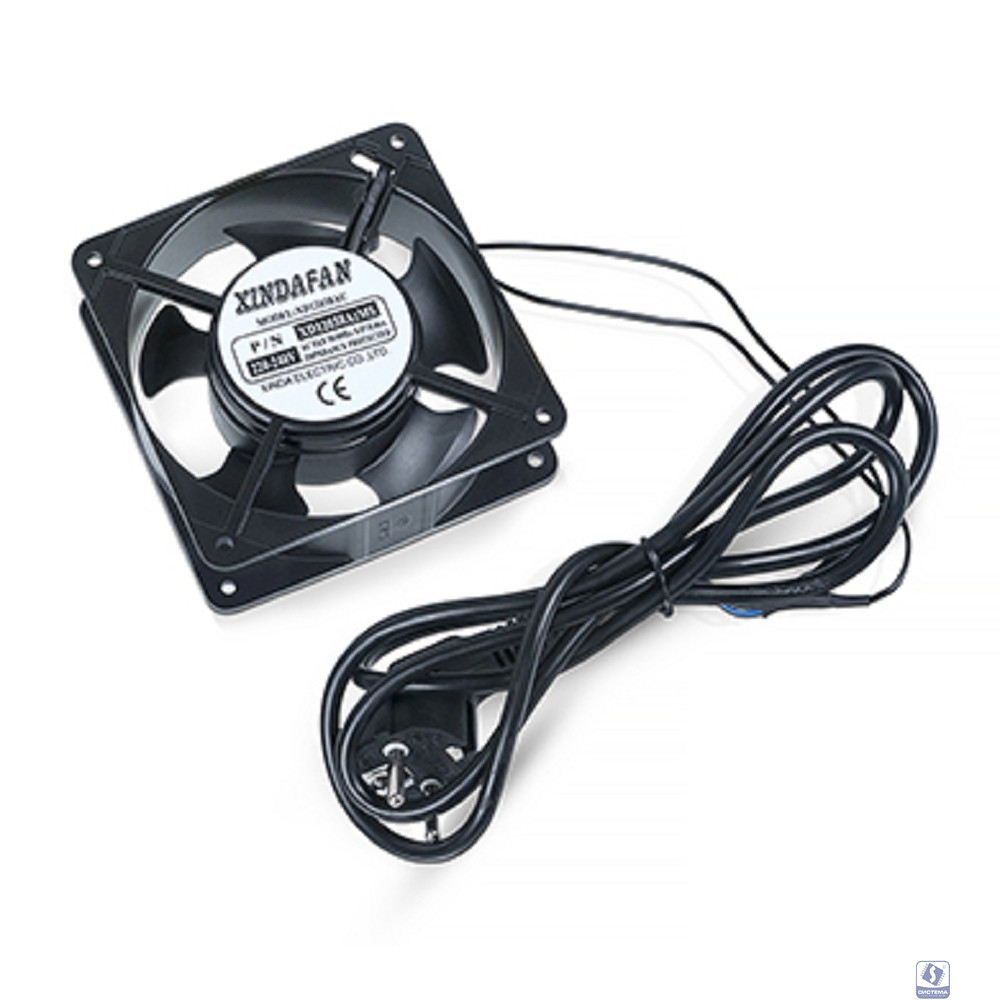Cabeus XD12038A2(XD12038A2MS) (FD1238A2) Вентилятор для установки в настенные шкафы серии SH-05F, WSC-05D, 220В, 120*120*38mm
