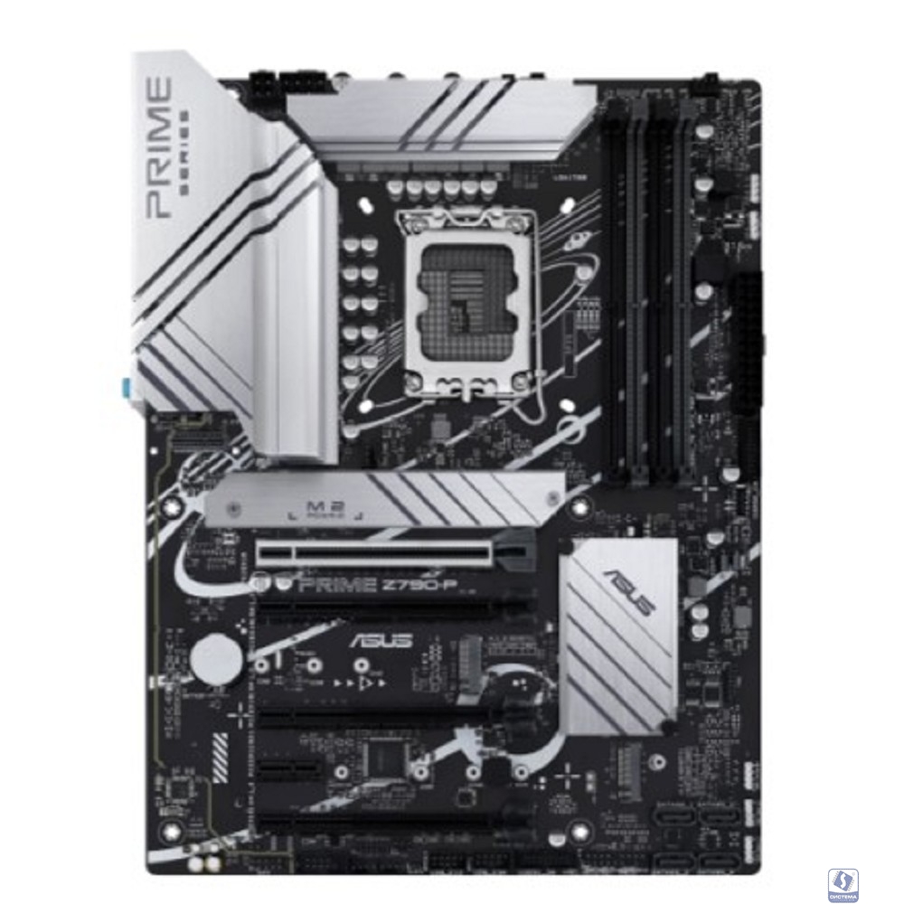 ASUS PRIME Z790-P (Socket 1700, ATX, 4xDDR5(192GB), DP/HDMI, 1xPCIe 5.0x16/3xPCIe 4.0x16/1xPCIe 3.0, 1xLAN (2.5GbE), 4xSATA 6Gb/s, 3xM.2, 1xM.2 E key, 1xType-C, 3xUSB 3.2, 4xUSB 2.0, 1xPS/2)