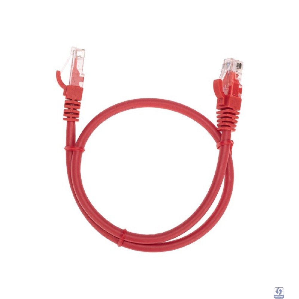 Rexant (02-0293-05) Патч-корд U/UTP, CAT 6, RJ45-RJ45, 26AWG, LSZH, красный, 0,5м