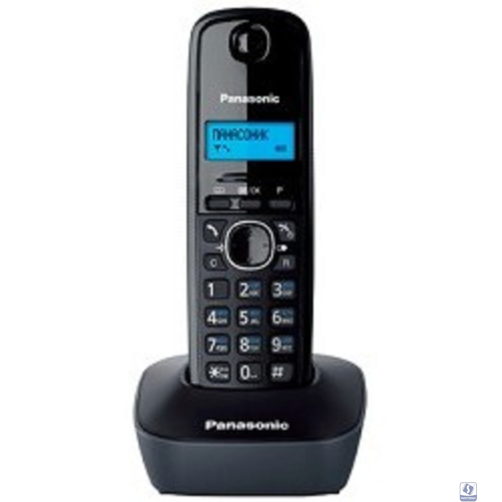 Panasonic KX-TG1611RUH (серый) 