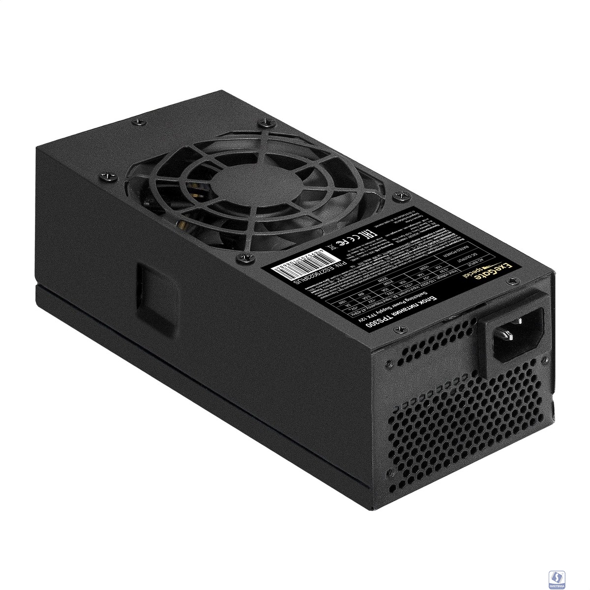 Exegate ES279023RUS Блок питания 300W Exegate Special TPS300, TFX, black, 8cm fan, 24p+4p, 2*SATA, 1*IDE, FDD