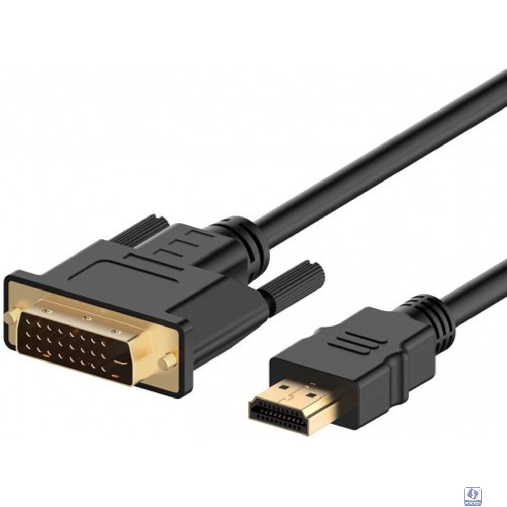 KS-is KS-468L1-2 Кабель-адаптер HDMI 19M - DVI 25M 2м