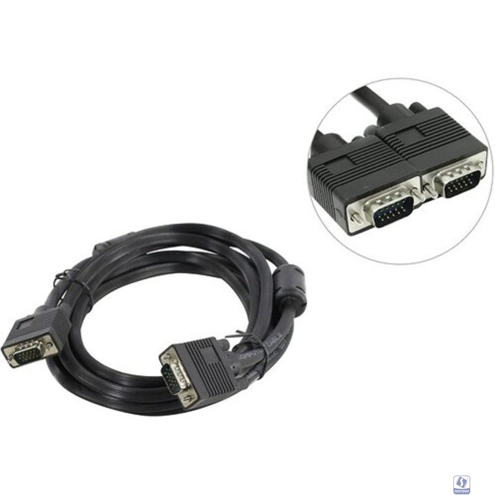 5bites APC-133-030 Кабель VGA сигнальный HD15M/HD15M, ферр.кольца, 3м.
