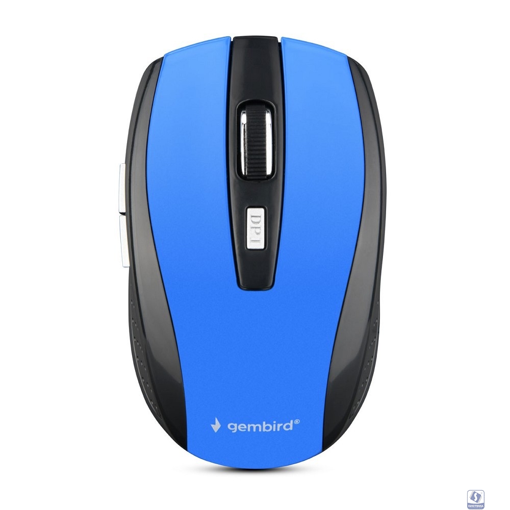 Мышь беспров. Gembird MUSW-330-1, 2.4ГГц, синий
