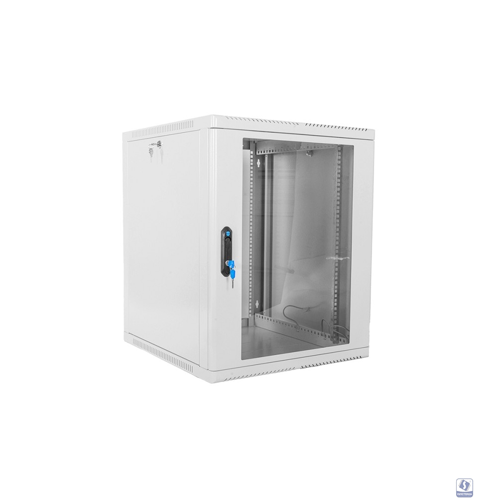 ЦМО Шкаф телекоммуникационный настенный сварной 15U (600 x 500) съёмные стенки, дверь стекло, ШРН-15.500