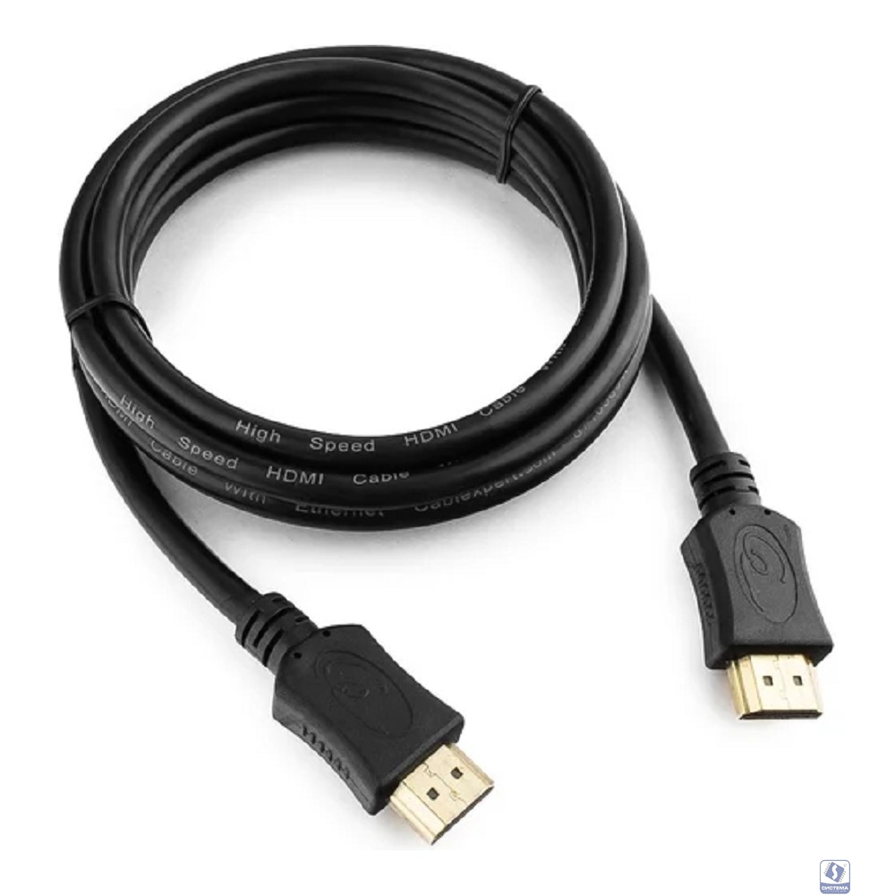 Кабель HDMI Cablexpert 19M/19M, v2.0, серия Light, позол.контакты, экран, 1.5м, черный, пакет (CC-HDMI4L-1.5M)