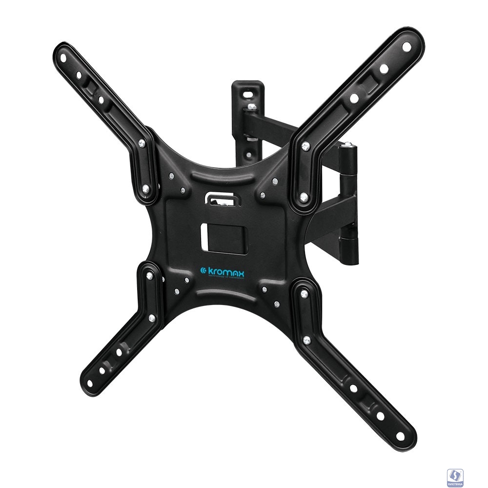 Kromax DIX-25 черный 24"-55" макс.20кг настенный поворотно-выдвижной и наклонный Kromax DIX-25 черный 24"-55" макс.20кг настенный поворотно-выдвижной и наклонный