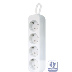 Defender Удлинитель E450 5.0 м, 4 розетки [99227], с заземлением