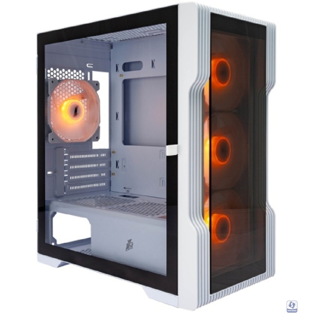 1STPLAYER TRILOBITE T3-G ARGB White / mATX / 4x120mm ARGB fans / T3-G-WH-4F7-W