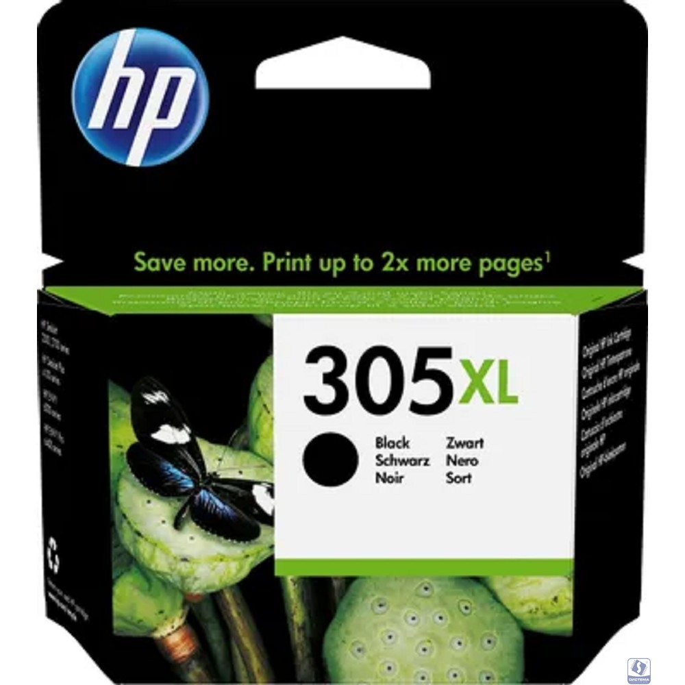 Картридж струйный HP 305XL 3YM62AE черный (240стр.) (4мл) для HP DeskJet 2320/2710/2720