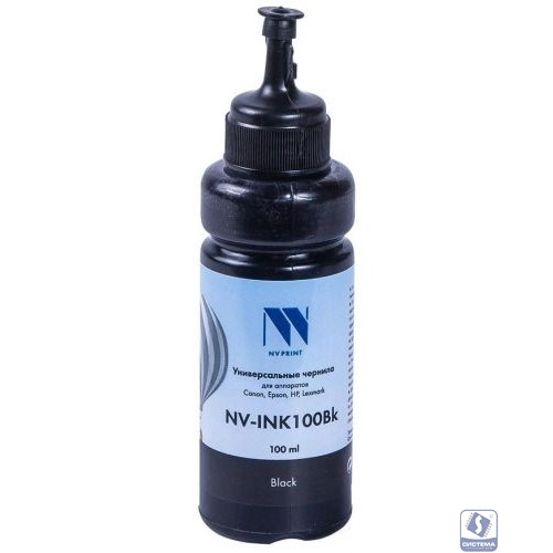 Чернила NVP универсальные на водной основе для Сanon, Epson, НР, Lexmark (100 ml) Black