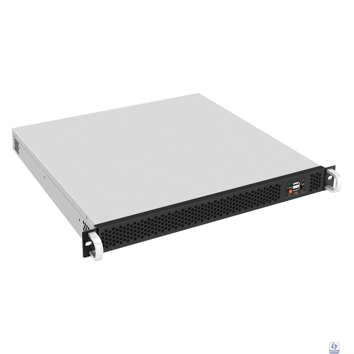 Exegate EX297139RUS Серверный корпус ExeGate Pro 1U430-02 <RM 19", высота 1U, глубина 430, БП 1U-1100ADS, USB>