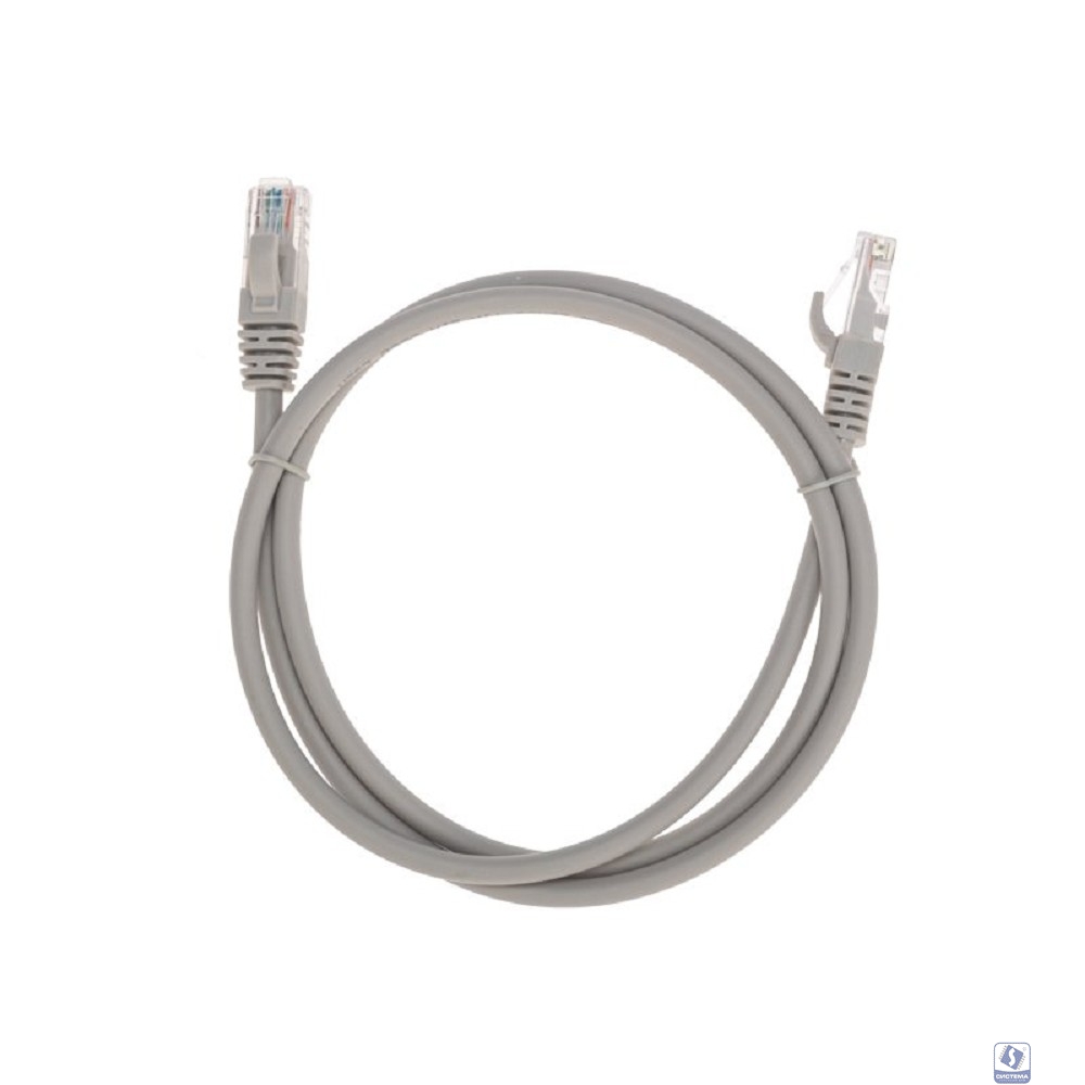 Rexant (02-0290-1) Патч-корд U/UTP, CAT 6, RJ45-RJ45, 26AWG, LSZH, серый, 1м