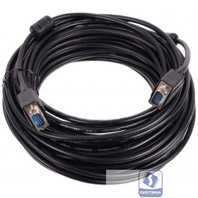 TV-COM QCG120H-20M Кабель соединительный SVGA (15M/M) 20m 2 фильтра TV-COM <QCG120H-20M> [6939510844047]