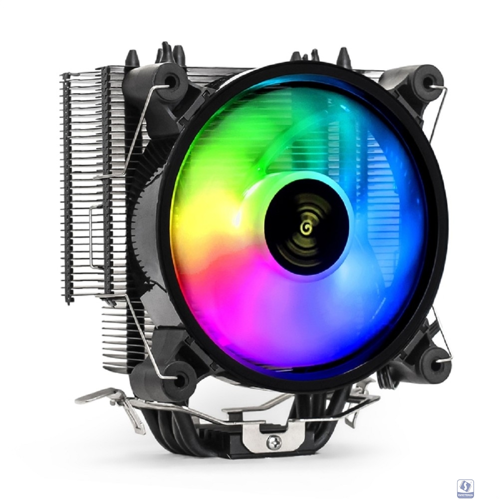 Exegate EX293667RUS Кулер ExeGate Dark Magic EXX400V2-PWM.RGB 