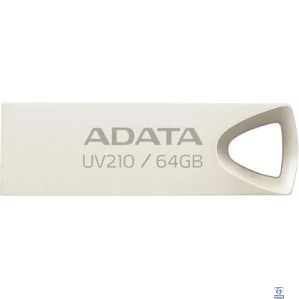 A-DATA Flash Drive 64GB USB 2.0 UV210 золотой мет. AUV210-64G-RGD