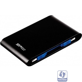 Silicon Power Portable HDD 2TB Armor A80 USB 3.1 , Water/dust proof, Anti-shock, USB 3.1 , Black (SP020TBPHDA80S3K)