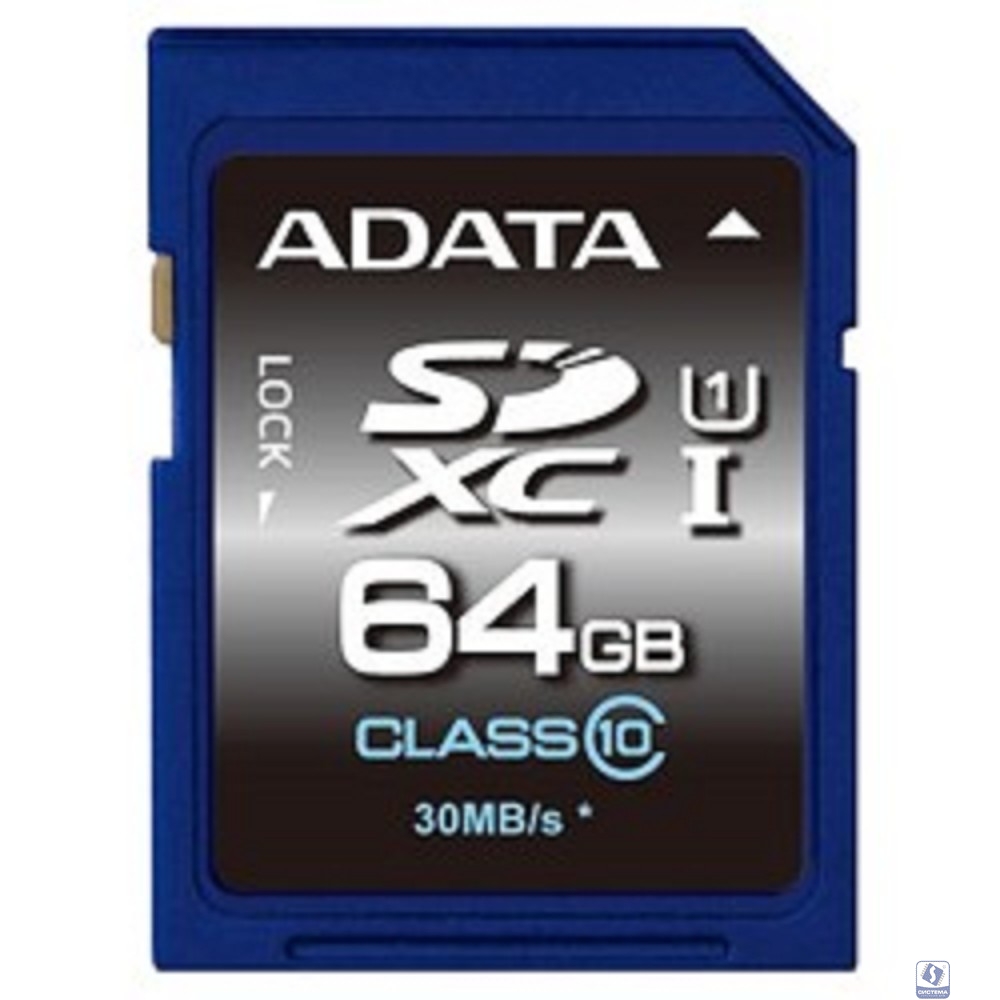 SecureDigital 64Gb A-DATA ASDX64GUICL10-R 