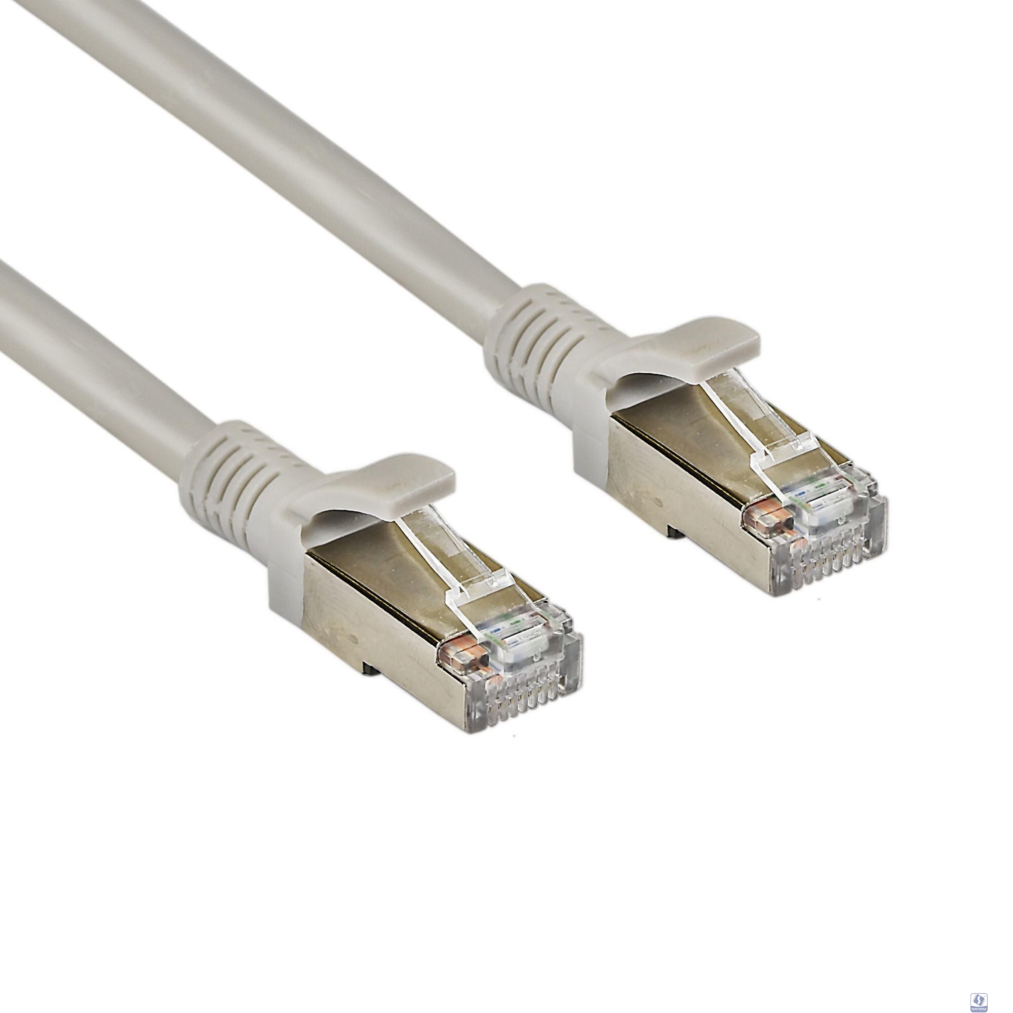 Exegate EX281999RUS Патч-корд медный FTP-RJ45-RJ45-C5e-CU-3M-GY, FTP, cat.5e, 3м, серый