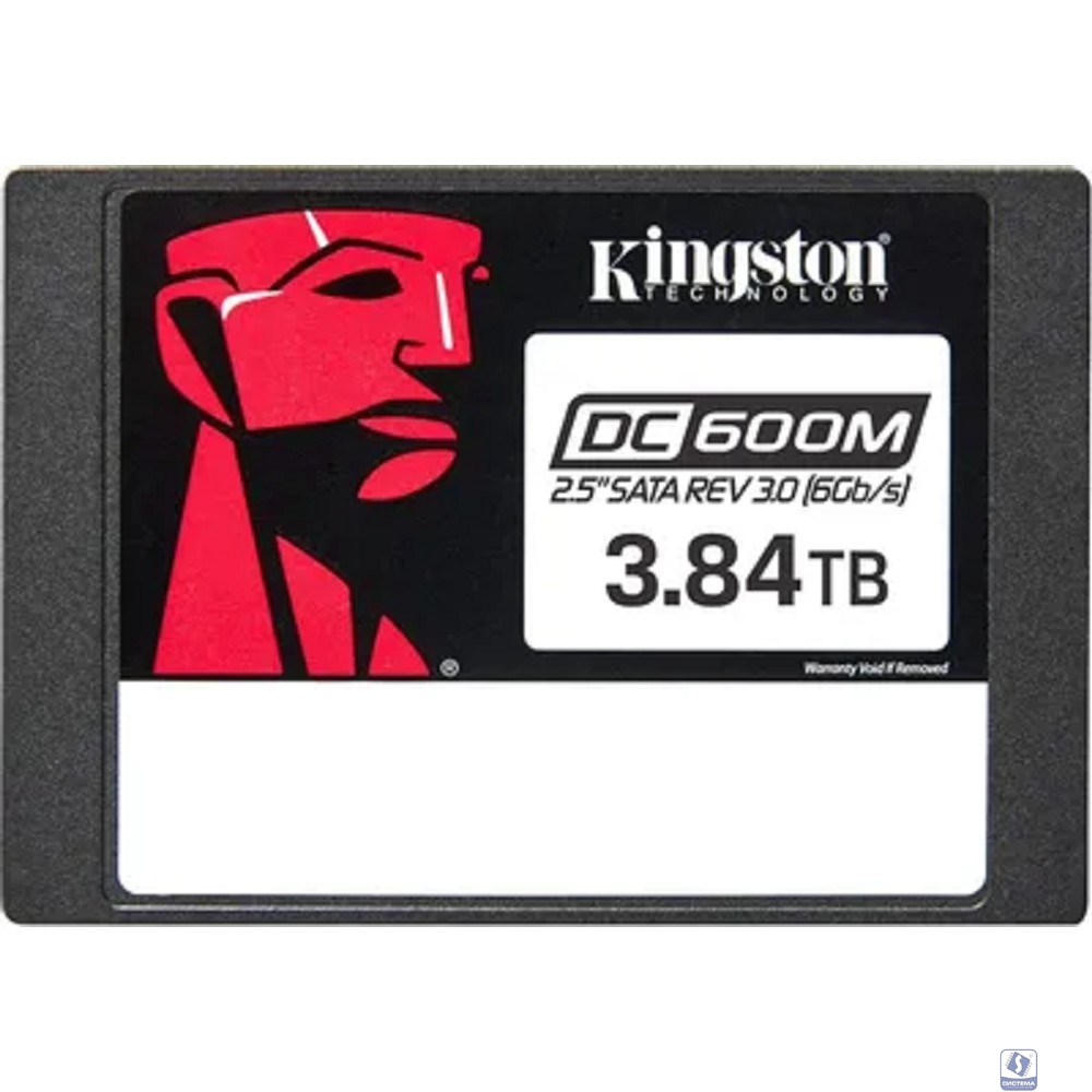 Kingston SSD DC600M, 3840GB, 2.5" 7mm, SATA3, 3D TLC, R/W 560/530MB/s, IOPs 94 000/59 000, TBW 7008, DWPD 1 (5 лет) (SEDC600M/3840G)