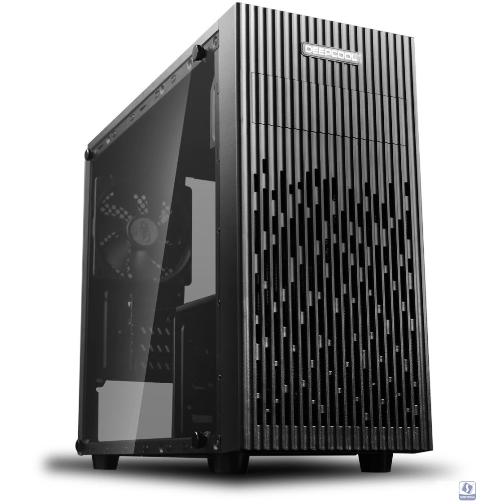 Deepcool MATREXX 30  mATX, Black, Стекл. боковая панель, Без БП