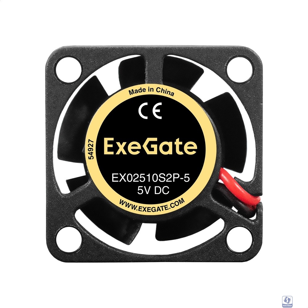 Exegate EX295187RUS Вентилятор 5В DC ExeGate EX02510S2P-5 (25x25x10 мм, Sleeve bearing (подшипник скольжения), 2pin, 10000RPM, 22dBA)