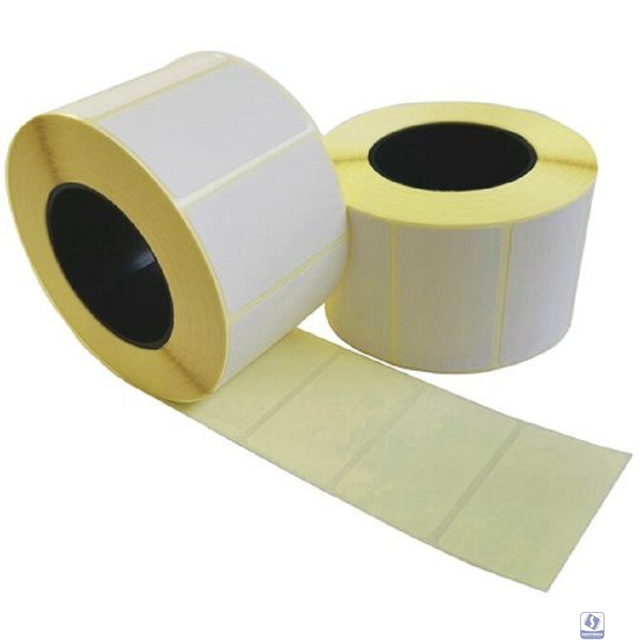 Термоэтикетки Cactus TOP CS-TT43251000 сег.:43x25мм самоклей. 1000шт/рул белый