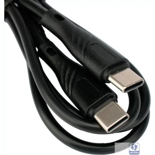 Cablexpert Кабель USB2.0  Type-C/Type-C, Classic 0.1, 3A, 60Вт, PD/QC3.0, медь, 1м, черный, коробка (CCB-USB2-CMCMO1-1MB)