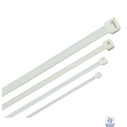 ITK Хомут-стяжка для кабеля 3,6х300мм нейлон белый (100шт)