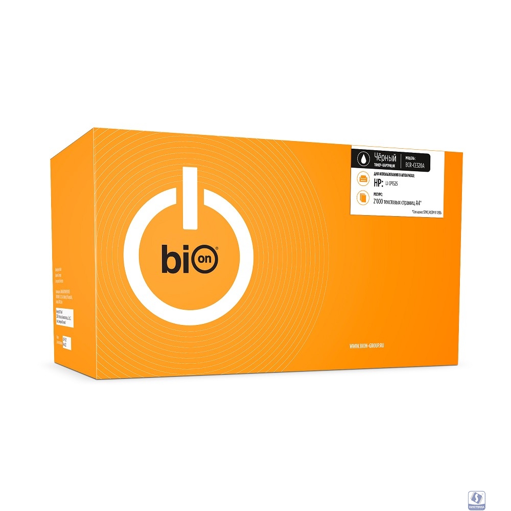 Bion BCR-CE320A Картридж для HP  (2000  стр.), Черный, с чипом