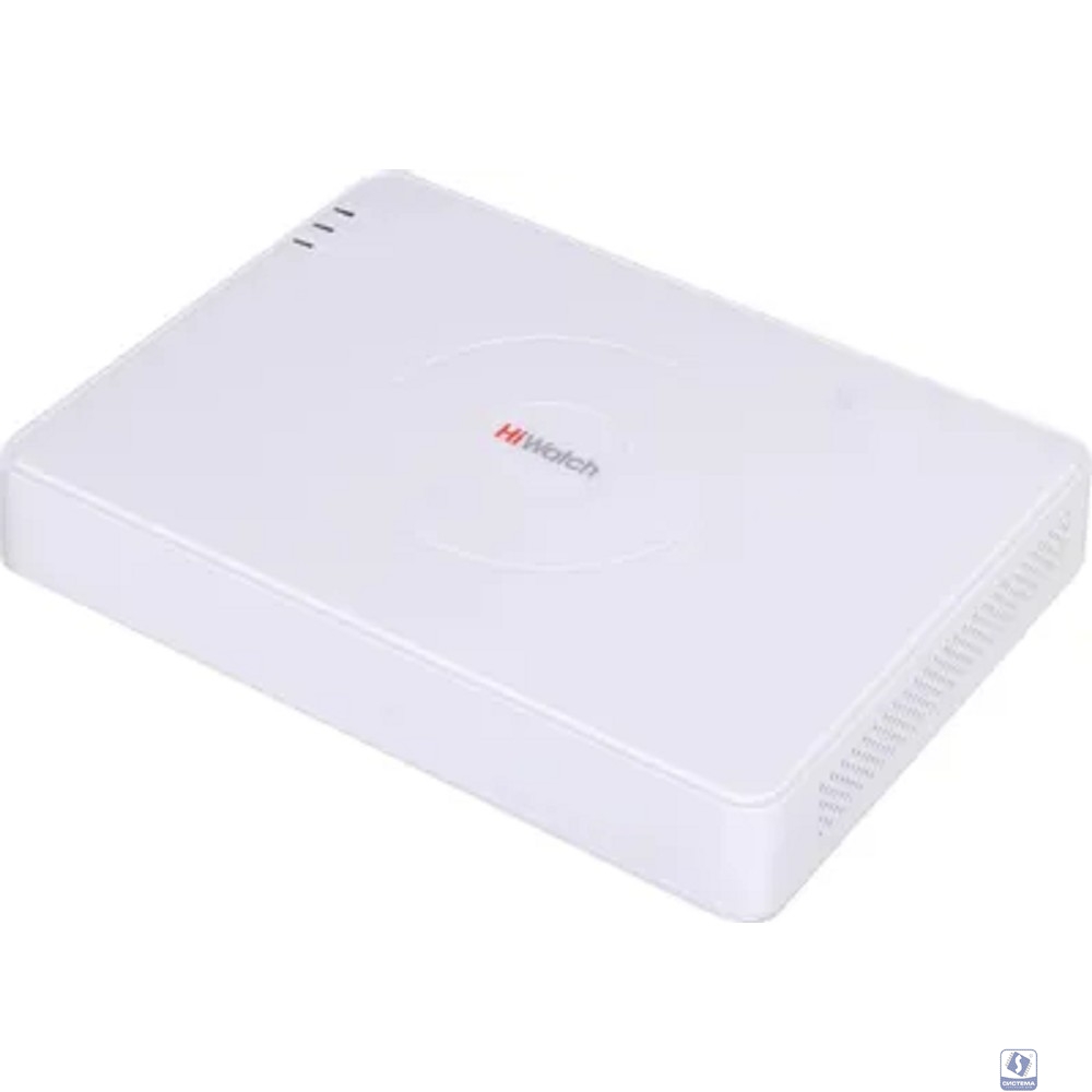 HiWatch DS-N208P(C) IP-видеорегистратор 8-ми канальный c 8-ю PoE интерфейсами Видеовход: 8 IP 4Мп; Аудиовход: 1 канал RCA; Видеовыход: 1 VGA и 1 HDMI до 1080Р; Аудиовыход; 