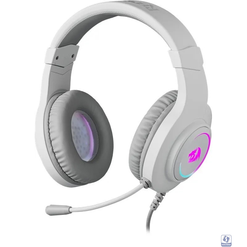 Повреждение упаковки Defender Hylas Белые, RGB, 3.5 Jack Redragon (70840)