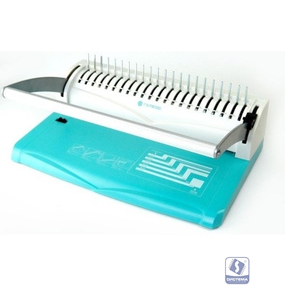 ГЕЛЕОС Переплетчик БП-13+ бирюзово-белый