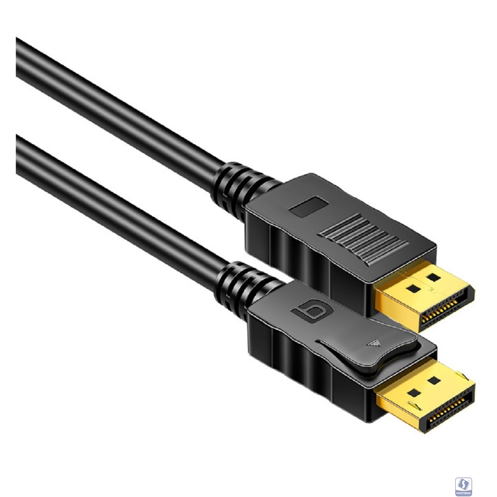 Bion Кабель DisplayPort v1.2, 20M/20M, 3840x2160@30Hz, экран, 1 м, черный, позолоченные контакты [BXP-CC-DP-010]
