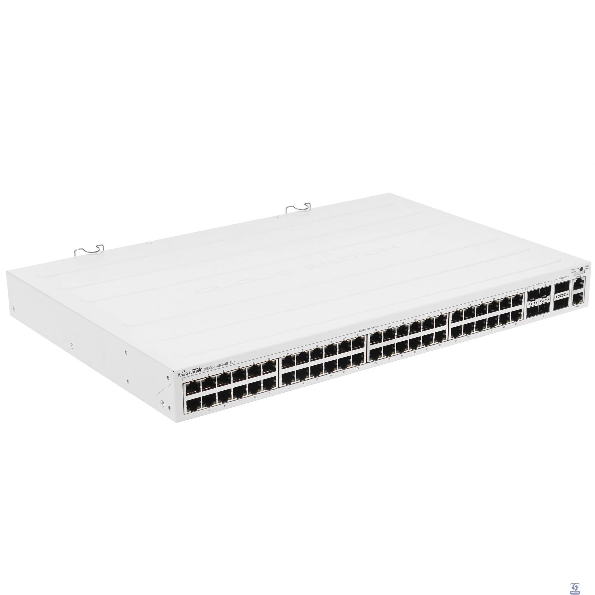 MikroTik CRS354-48G-4S+2Q+RM Коммутатор управляемый, Cloud Router Switch 354-48G-4S+2Q+RM with RouterOS L5 license