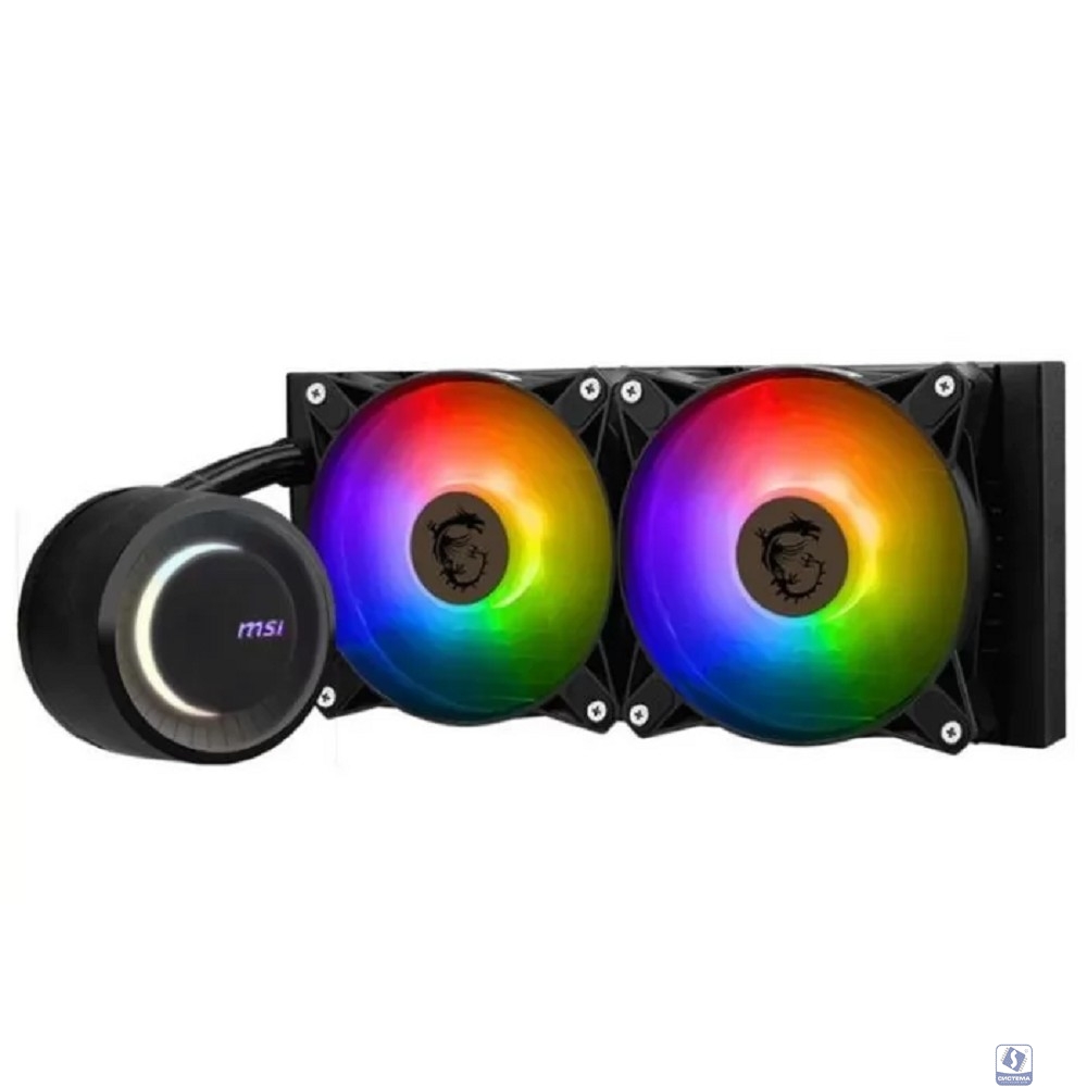 СВО MSI MAG CORELIQUID E240 2x ARGB Fan LGA 1200/1700 AM5/AM4 (306-7ZW5E17-C24)